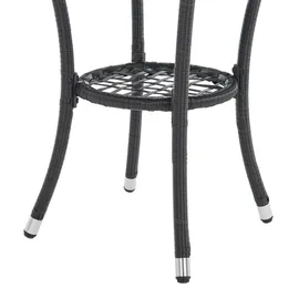 Svita Brooklyn Bistro Set 3-tlg. Schwarz