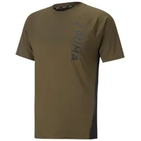 Puma grün Bluse Herren Sport T-Shirt Kurzarm Training Gr.S