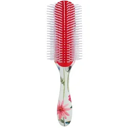 Denman D4 Deluxe Floral Fantasy 9-reihig