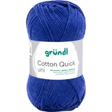 120 Häkelgarn Cotton Quick Blau 50 g