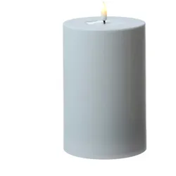 LED Kerze MIA für Außen Deluxe Homeart flackernd H: 15cm D: 10cm weiß outdoor