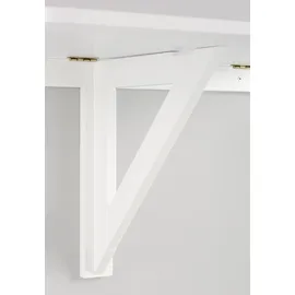 OTTO home Klapptisch Trend, aus weiß lackiertem MDF Holz, platzsparend, Tischplattenstärke 1,8 cm weiß