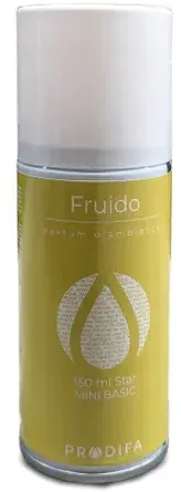 Prodifa Fruido Nachfüller 150 ml Duftspray für Mini Basic Lufterfrischer für Mini Basic Duftspender
