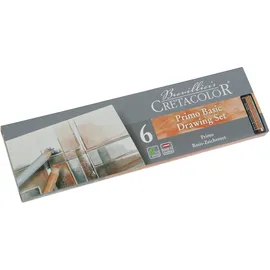 CRETACOLOR Künstlerstifte Basic Drawing Pocket Set 6 St.