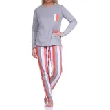 normann Pyjama Damen grau 44-46