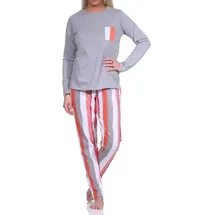 normann Pyjama Damen grau 44-46