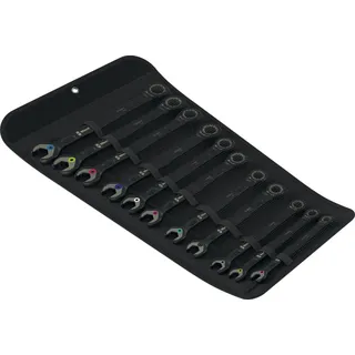 WERA Joker Black Edition 11-tlg. Maul-Ringratschenschlüssel-Satz