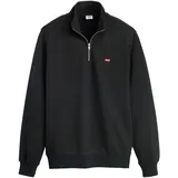 Levi's Original HM 1/4 Zip Sweatshirt Herren Schwarz XL
