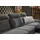 Hukla Ecksofa "HU-HP22156 L-Form", schwarz (cyber anthrazit), B:309cm H:103cm T:193cm, 100% recyceltes Polyester, Sofas, Ecksofa, inkl. Kopfpolsterverstellung, optional mit Sitztiefenverstellung