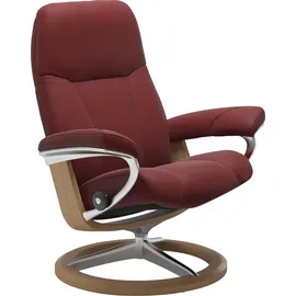 Stressless Stressless® Relaxsessel »Consul« mit Signature Base, Größe M, Gestell Eiche rot