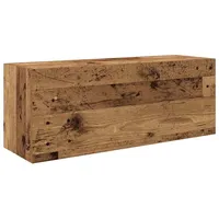 VidaXL Bad-Wandschrank Altholz-Optik 80x25x30 cm Holzwerkstoff