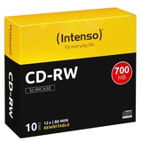 Intenso CD-Rohling 10 Intenso Rohlinge CD-RW 80Min 700MB