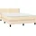 vidaXL Boxspringbett 140 x 200 cm Creme