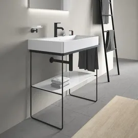 Duravit DuraSquare 86,5x45cm, bodenstehend, schwarz matt