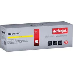 Activejet ATB-248YNX Toner für Brother Drucker; Ersatztoner Brother TN248XLY; Su