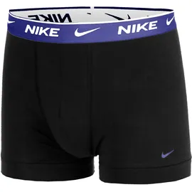 Nike Trunk Boxershorts schwarz/blau/grün M 3er Pack