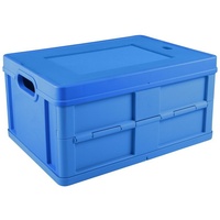 SUNWARE perfectly organised Faltbox - Blau, Quadratisch, 32 Liter,