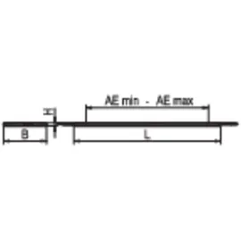 RIDI Homelight FEDGE2-PD 1-flg. 0,0 cm rund/schwarz