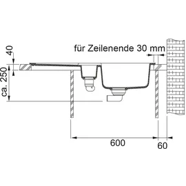 Franke Strata STG 651-86 glacier + Excenterbetätigung