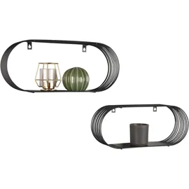 Mirrors and More Joyce Wandregal 38 x 18 x 10 cm Schwarz
