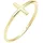 Elli Ring Kreuz Trend Geo Minimal in Gold | Gr.: 58