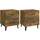 vidaXL Nachtschrank 2 Stk. 40 x 35 x 47,5 cm Braun