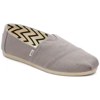 TOMS Alpargata Heritage Canvas Flacher Slipper, Morning Dove, 38