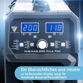 STAHLWERK MIG MAG 200 Puls Pro (Inverterschweißgerät)