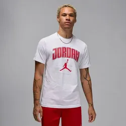 NIKE Herren Fantrikot Jordan, WHITE/GYM RED/GYM RED, M