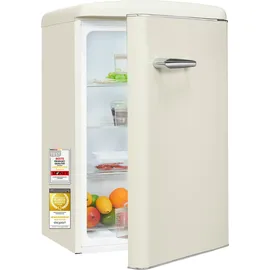 Exquisit Retro Vollraumkühlschrank RKS120-V-H-160C (122 l, 895 mm hoch, Magnolienweiß)