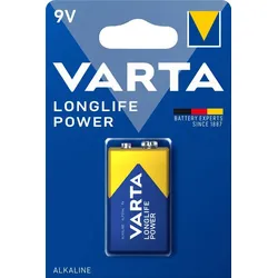 Varta Batterie Longlife E-Block / 6LR61 Alu, Eisen, Stahl & Metall