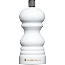 KitchenCraft MasterClass Salzmühle 12 cm Weiß unbefüllt