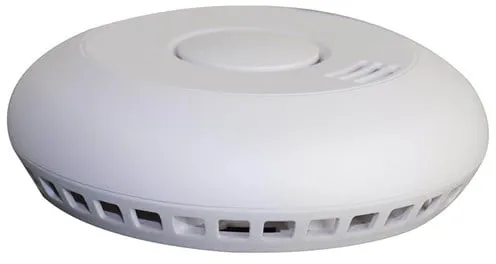 Optical smoke detector with battery 1,5V, White