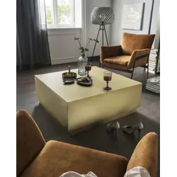 Die Faktorei Couchtisch Block Gold Bronze
