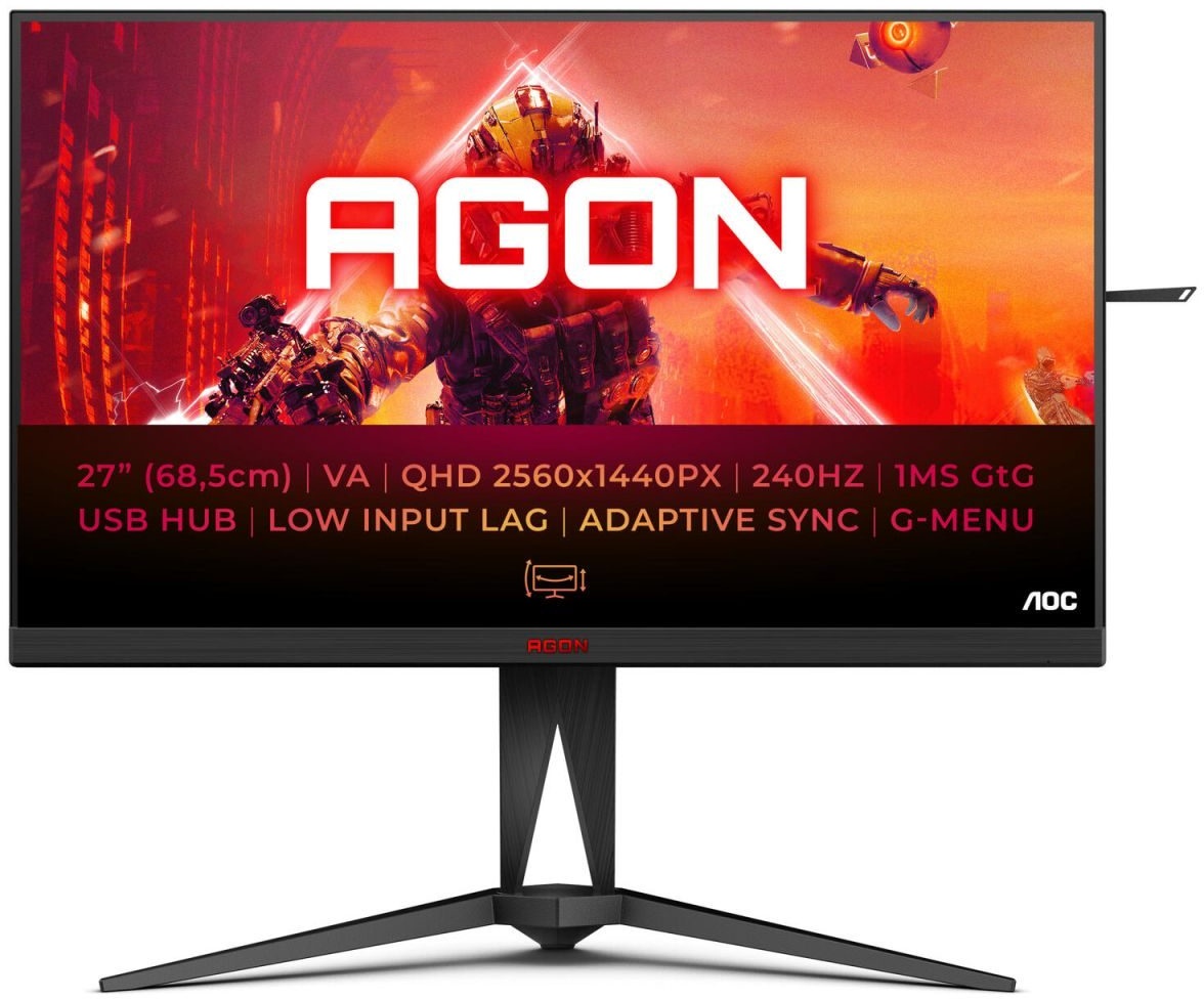 AOC AGON AG275QZN/EU Gaming Monitor 68,6 cm (27 Zoll)