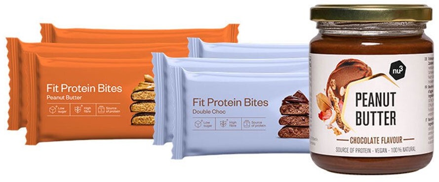 nu3 Fit Protein Bites + nu3 Peanut Butter Chocolate 1 pc(s) set(s)