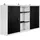Wiltec Hängeschrank Stahl 60x120x19 cm grau abschließbar
