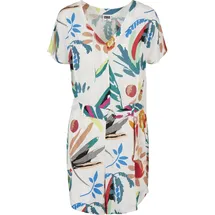 URBAN CLASSICS Ladies Short Viscose Belt Jumpsuit - bunt