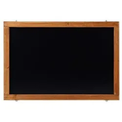 Wetterfeste Outdoor Kreidetafel mit Holzrahmen / Teak 105x55cm