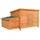 Wiltec Hühnerstall 1360 x 740 x 700 mm rotbraun