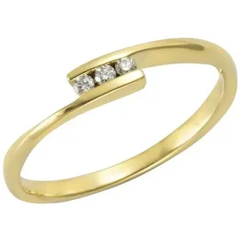 Orolino Ring Gold 585 mit 3x Brillant zus. 0,06ct.