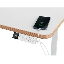 Leitz Schreibtisch 140x80cm Weiß