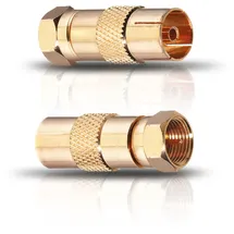 Oehlbach 4402 2x F-Steckeradapter