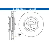 ATE Bremsscheibe 24.0125-0233.1