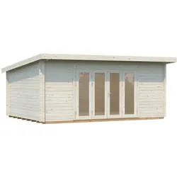 Palmako Gartenhaus Lea 19,4 m2 - 44 mm naturbelassen