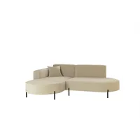 Kaiser möbel Ecksofa, Sofa L-Form Designer Modena Rein stoff