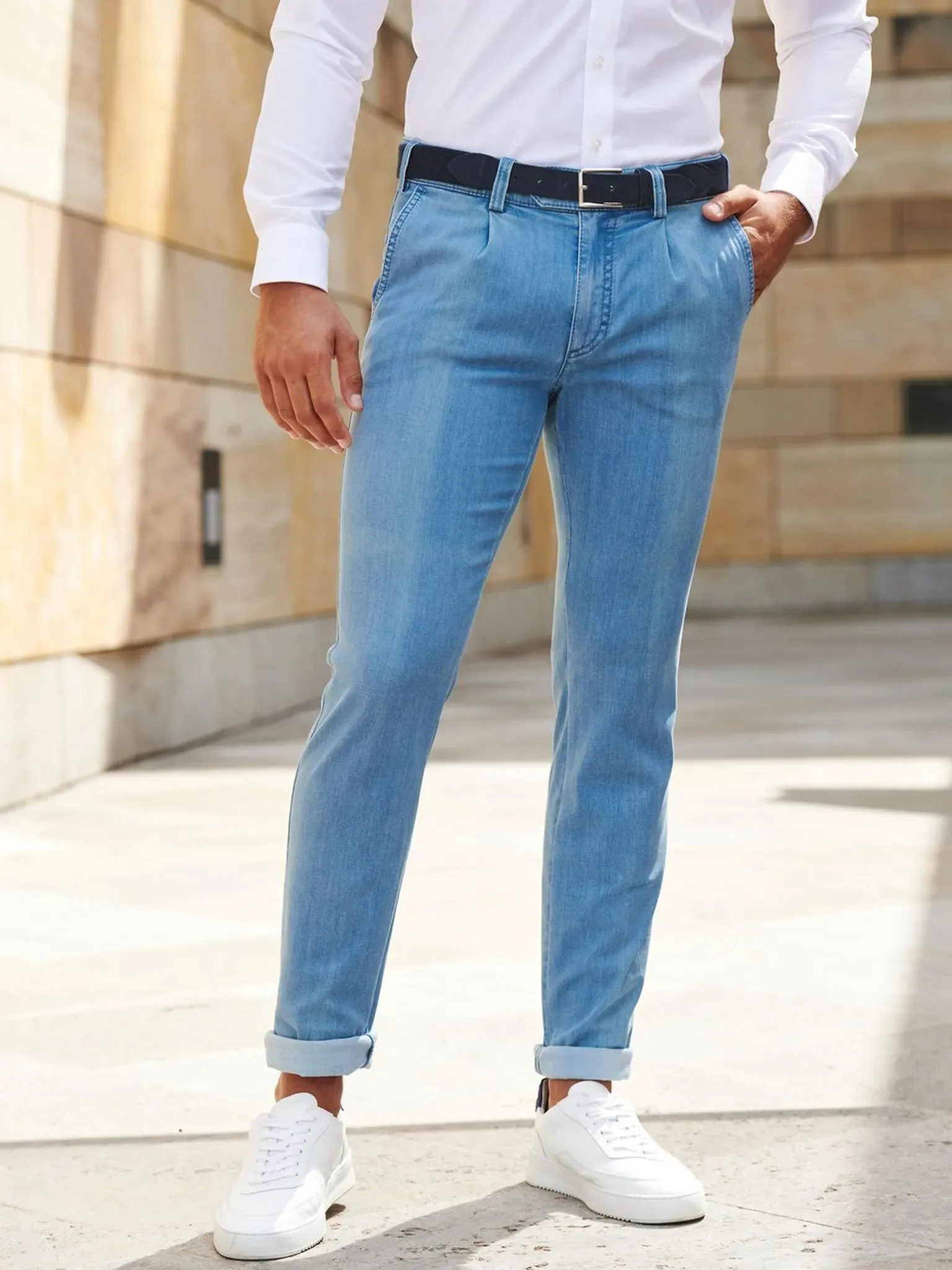 Bundfalten-Jeans Eurex by Brax denim