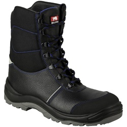 BULLSTAR Sicherheitsstiefel, Fleece-Mütze, Socken, S1P, 41, Schwarz - Größe 41