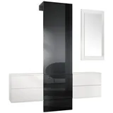 Vladon Carlton Set 2 Garderobe 105 x 193 x 35 cm grau