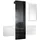 Vladon Carlton Set 2 Garderobe 105 x 193 x 35 cm grau